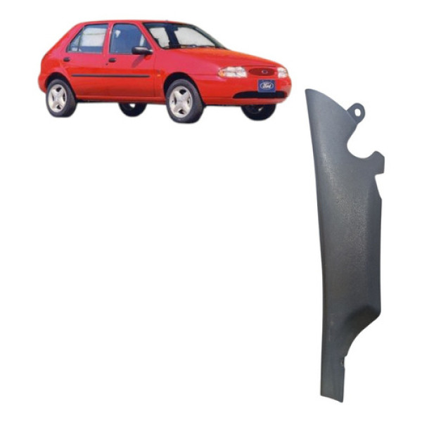 Acabamento Lateral Traseiro Fiesta Esquerdo 1997/2000 - Cinza
