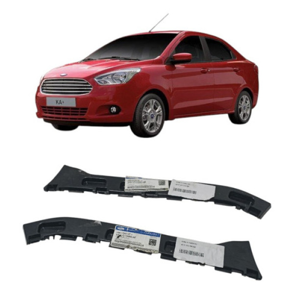 Suporte Parachoque Traseiro Ford Ka Sedan 2015/2018 Par