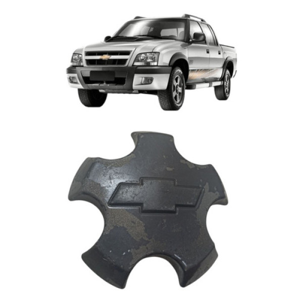 Calota Centro S10 Blazer Executive Original 94700245 - Grafite