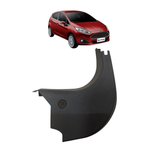 Acabamento Soleira Direit New Fiesta 2014/2016 Ae835402348 Preto
