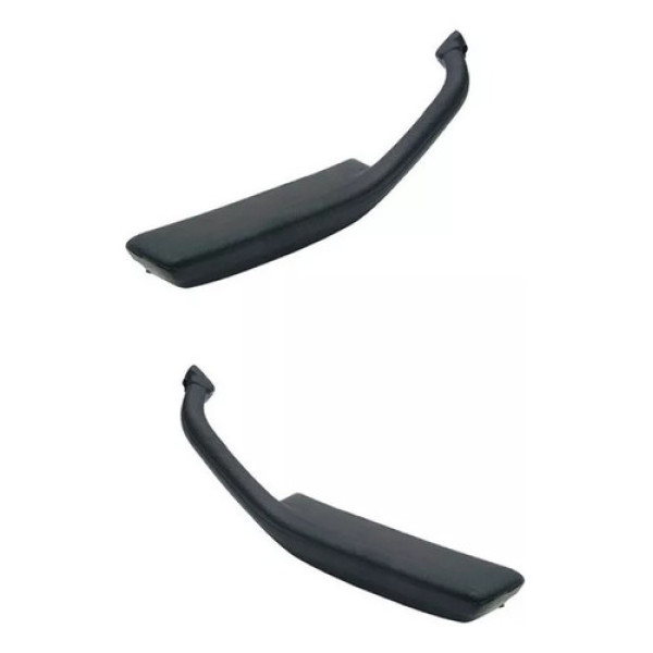 Descansa Braço Longo Puxador Porta Passat 79 Par - Preto