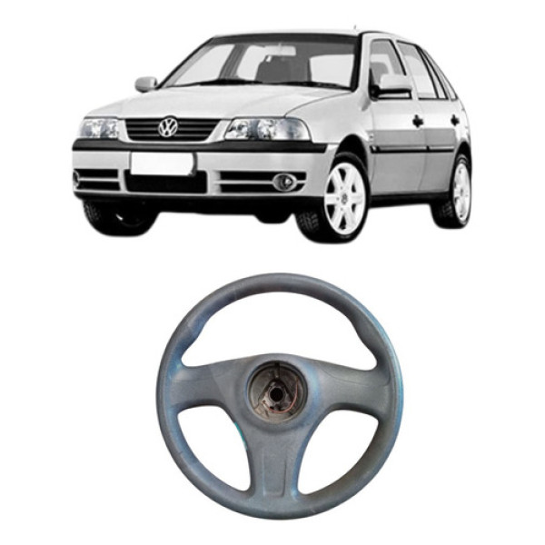 Volante Original Volkswagen Gol Saveiro Parati 5w0419091 Grafite