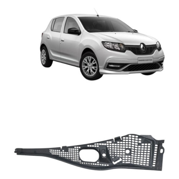 Grade Churrasqueira Direito Lado Renault Sandero 08/12 Grafite