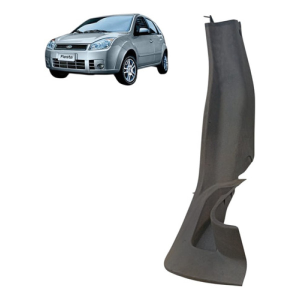 Soleira Porta Traseira Direita Fiesta 2003/2010 Cinza Cinza