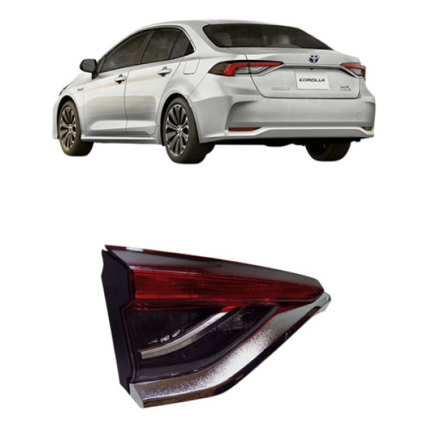 Lanterna Traseira Esquerd Porta Mala Corolla 2021/2023  Bicolor Esquerdo/motorista