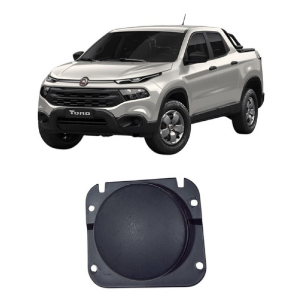 Tampa Tela Farol Milha Fiat Toro 2016/ 100221790 Cinza-escuro Ambos Lados