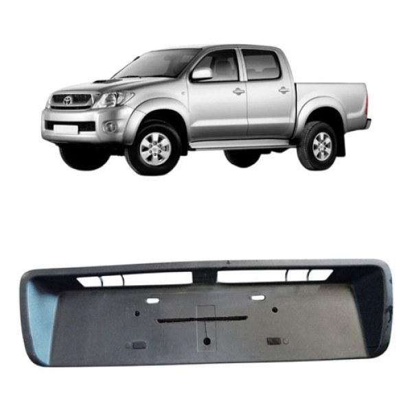 Suporte Placa Toyota Hilux 3.0 Srv 2005/2012 521790k020 Grafite