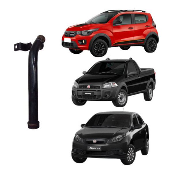 Cano Tubo Dagua Motor Fiat Mobi Palio Siena Uno 55254086 - Preto