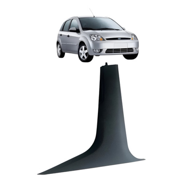 Moldura Coluna Lateral Direita Fiesta 03/14 Original