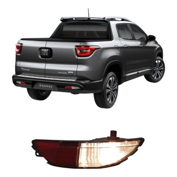 Lanterna Ré Tras Esquerda Fiat Toro 2017/2019 5202417sx Esquerdo/motorista Fumê