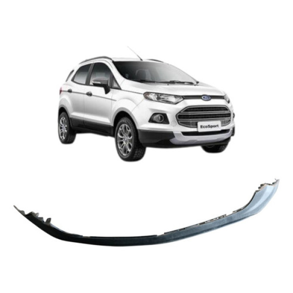 Moldura Inferior Parachoque Diant Ecosport 2013/2017 Preto