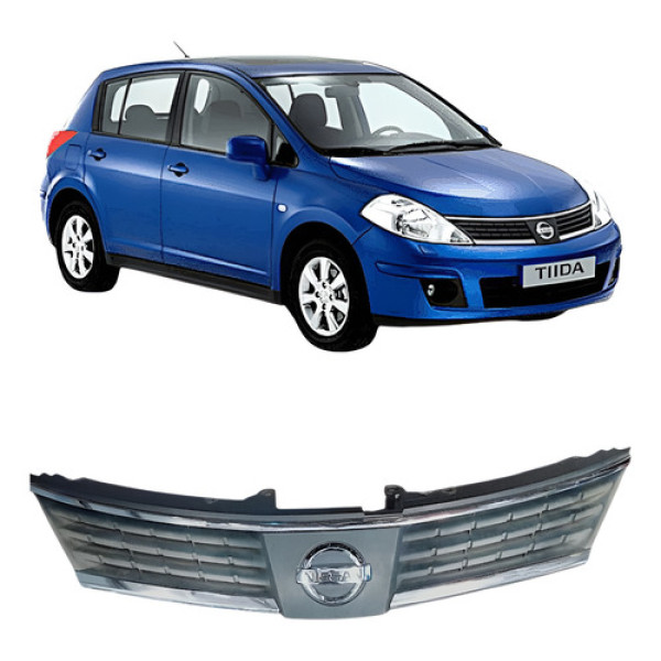 Grade Radiador Nissan Tiida 2009/2013 62310em30a Cinza
