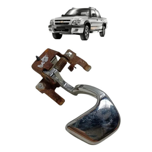 Macaneta Interna Direit S10 Blazer 1995/2011 15997814 Cromado Dianteira/traseira