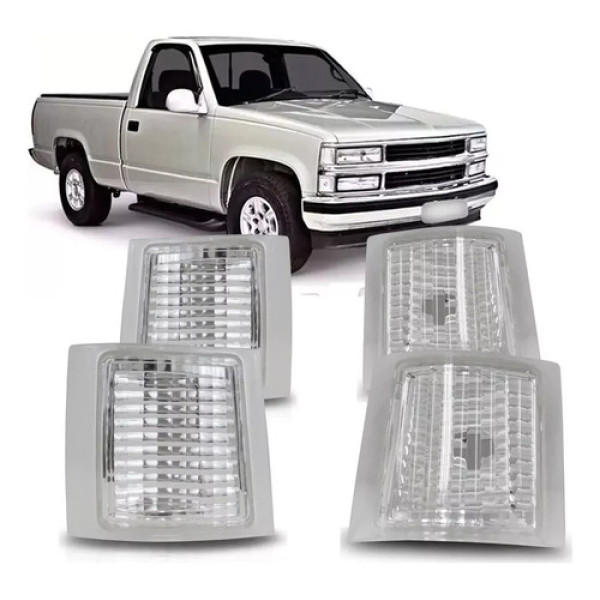 Pisca Lanterna Dianteira Silverado 1997 A 2001 - 03 Peças