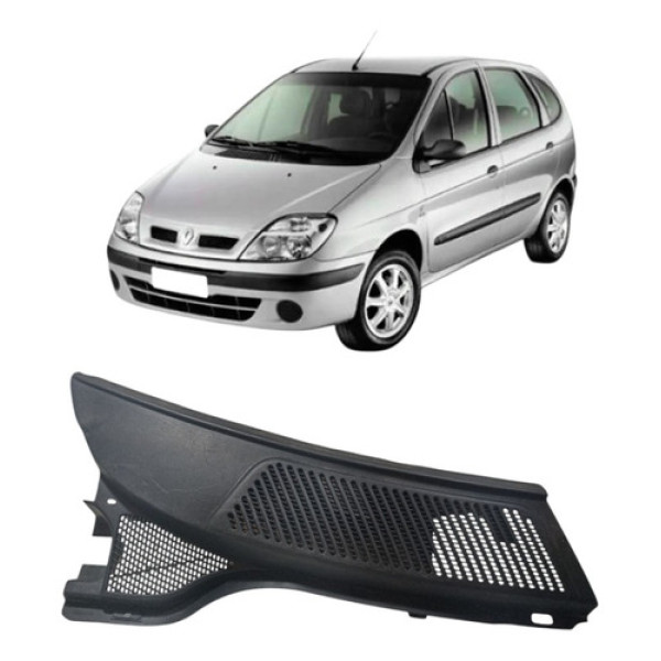 Grade Churrasqueira Direito Renault Scenic 2000 A 2009 Preto