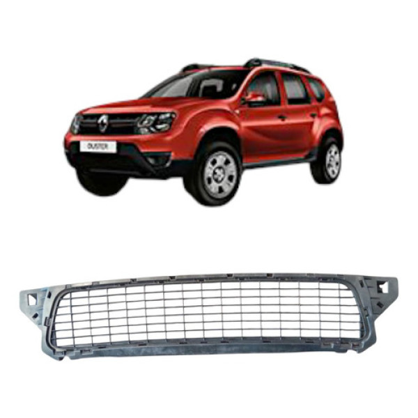 Grade Diant Inferior Renault Duster 2012/2014 622541962r - Cinza-escuro