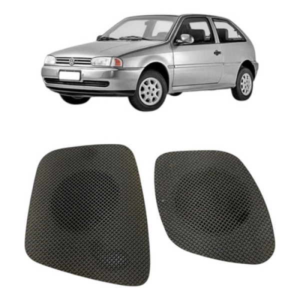 Tela Auto Falante Painel Superior Gol G2 1995/2005 Par