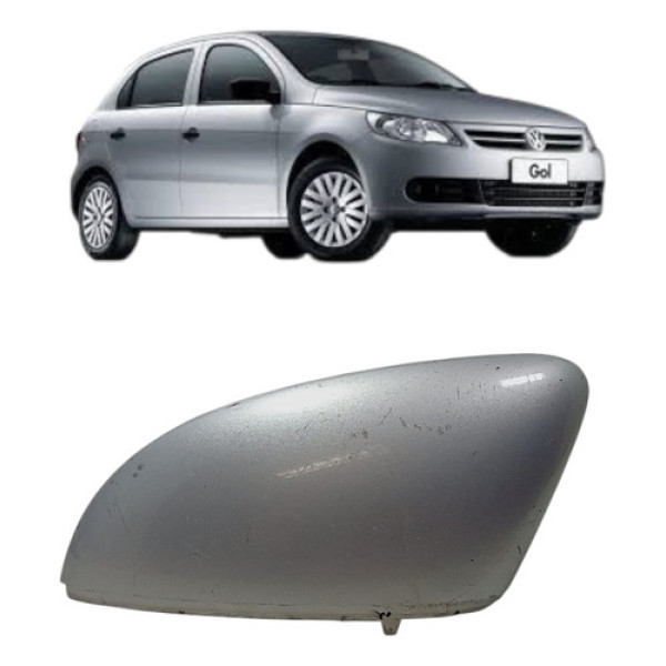 Capa Retrovisor Esquerd Volkswagen Gol G5 272135071 Prata
