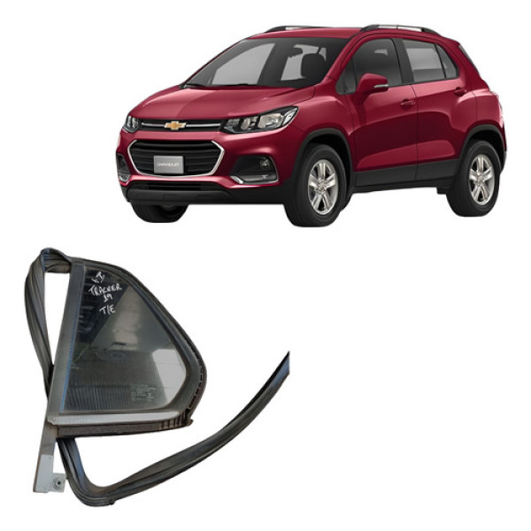 Vidro Fixo Porta Tras.esq. C/canaleta Tracker 2019 Usado Org