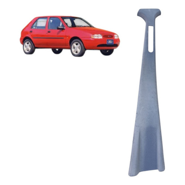 Acabamento Coluna Central Direito Fiesta Courier 96/00 Cinza Cinza