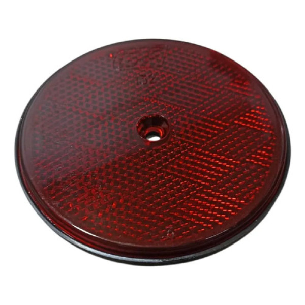 Refletor Olho De Gato Gf 2.132 Redondo Carro/caminhonete Vermelho