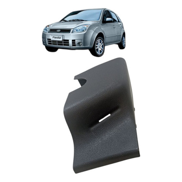 Moldura Banco Traseiro Esquerdo Fiesta 2003 A 2013 Grafite