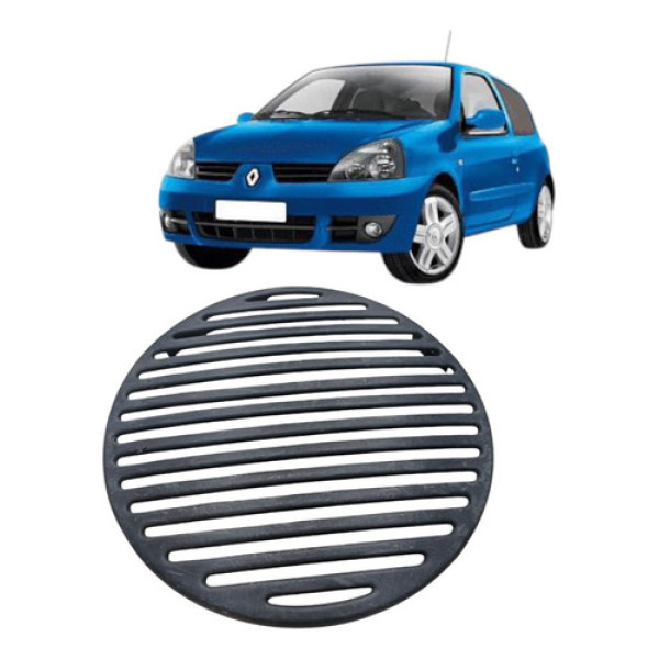 Tela Auto Falante Porta Renault Clio 1999/2006 7700435054 Grafite