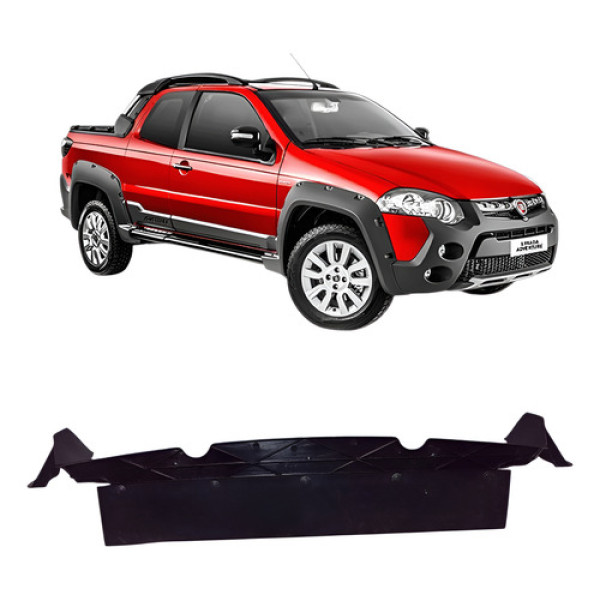 Defletor De Ar Radiador Fiat Strada 51896656