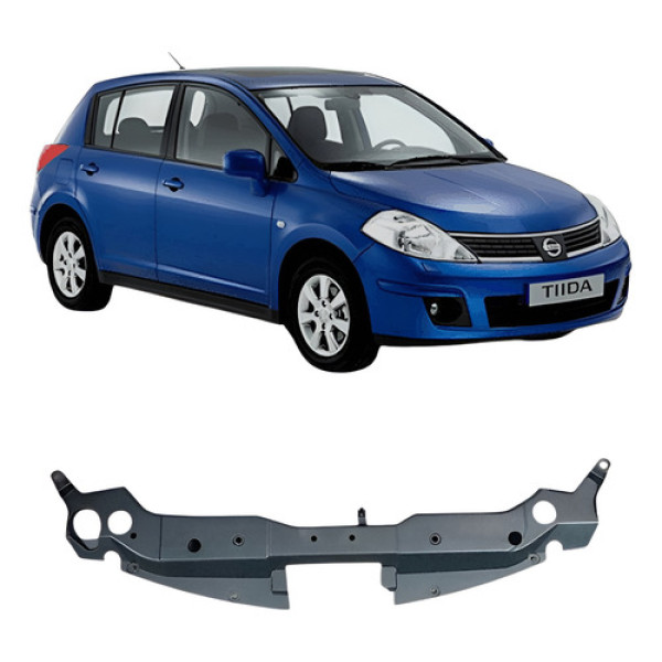 Defletor Superior Grade Frontal Nissan Tiida 2009/2013 Preto