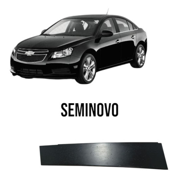 Aplique Gm Cruze 2012/2016 Caixilho Vidro Prt Tras Esquerdo Preto