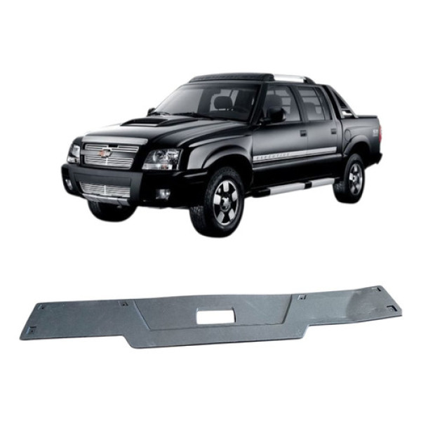 Aplique Moldura Tampa Traseira Gm S10 2001/11 94703885 Cinza-escuro