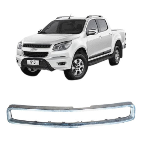 Moldura Cromada Grade Radiador Gm S10 2012/ 94717468