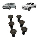 Parafuso Volante Motor Montana Onix Celta Jogo 6 Peças Preto