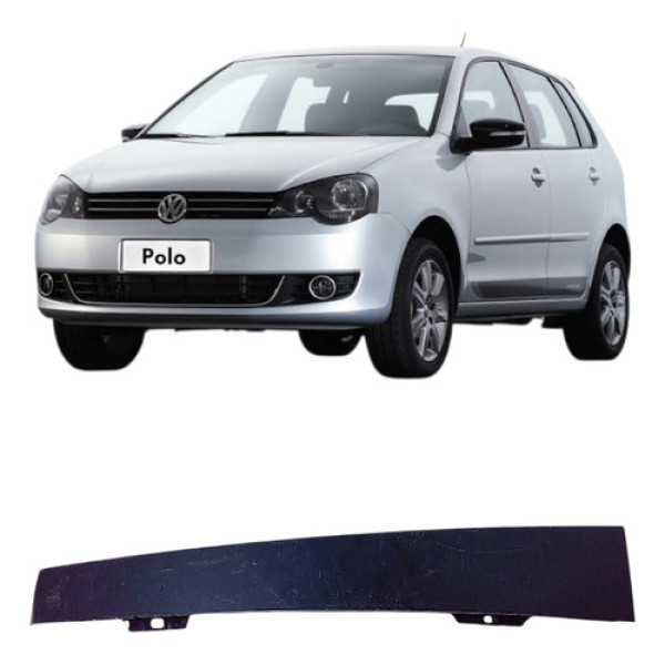 Moldura Porta Traseira Direita Vw Polo 10/2012 604839902 Preto