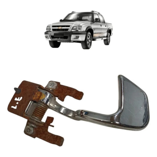 Macaneta Interna Esquerd S10 Blazer 1995/2011 15997813 Cromado Dianteira/traseira