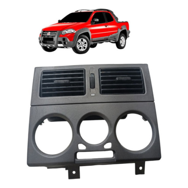 Moldura Comando Ar Difusor Strada Palio Siena 735336638