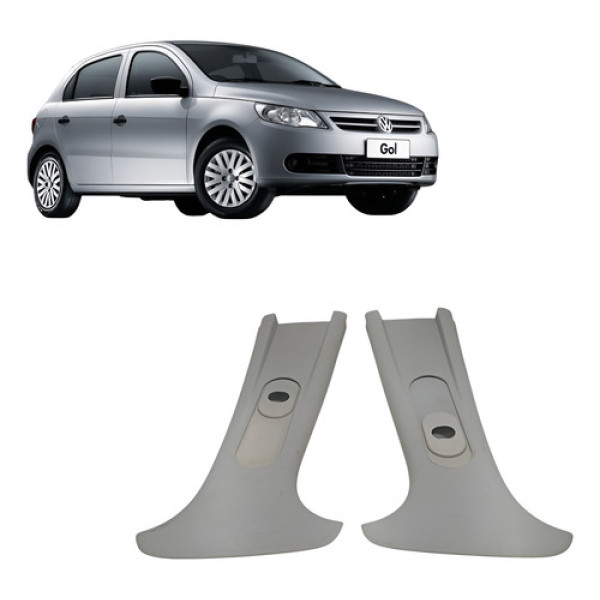 Acabamento Superior Coluna Central Gol G5 Par Gelo