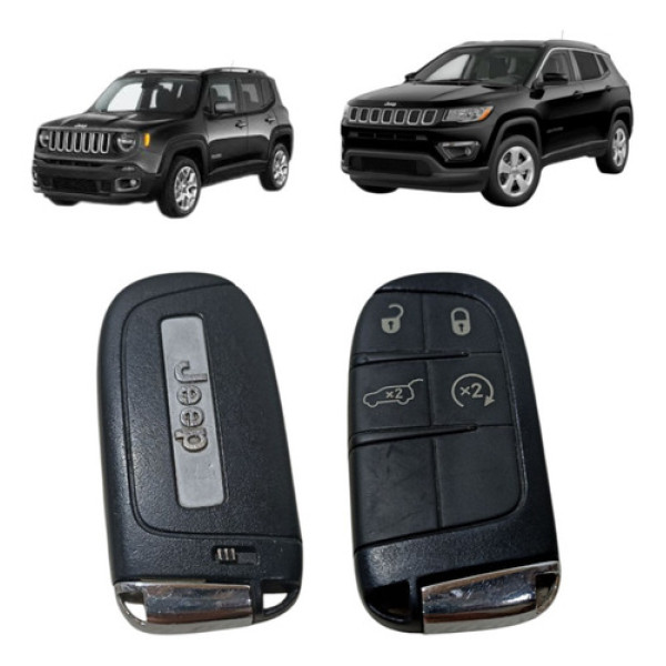 Chave Presença Jeep Compass Renegade 2017/2021 4 Botões