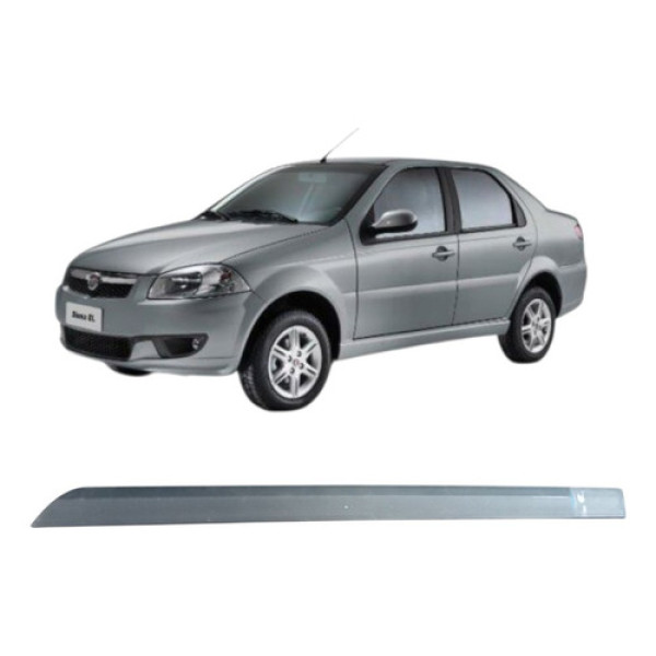 Friso Porta Traseira Esquerd Palio Siena 2004/2012 7088124 Preto