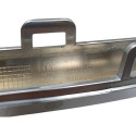 Acabamento Central Parachoque Dianteiro Fastback 2023/24 - Prateado