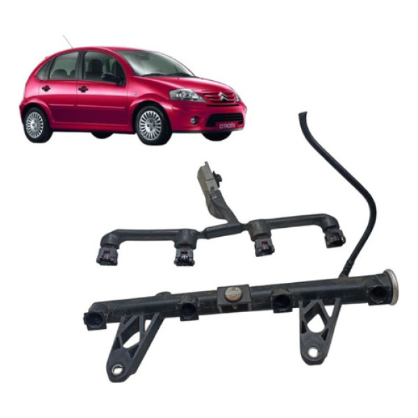 Flauta Chicote Bico Injetor Citroen C3 1.4 9665467880