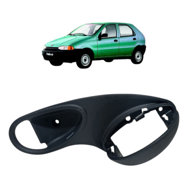 Moldura Maçaneta Interna Esquerdo Palio Original 1996/12 Preto