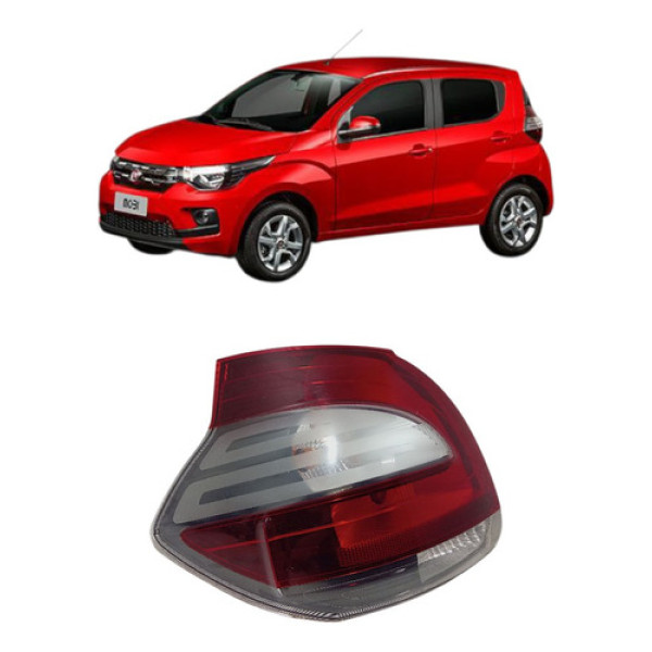 Lanterna Traseir Esquerd Fiat Mobi East Like 52005016 Esquerdo/motorista Bicolor