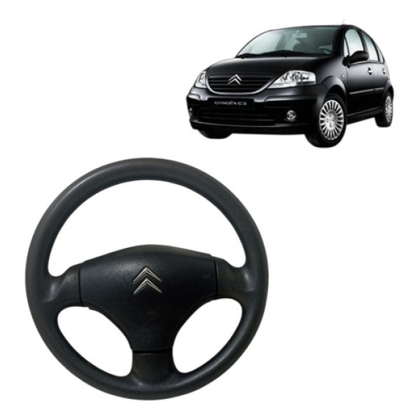 Volante Citroen C3 2003/2012 Original Preto