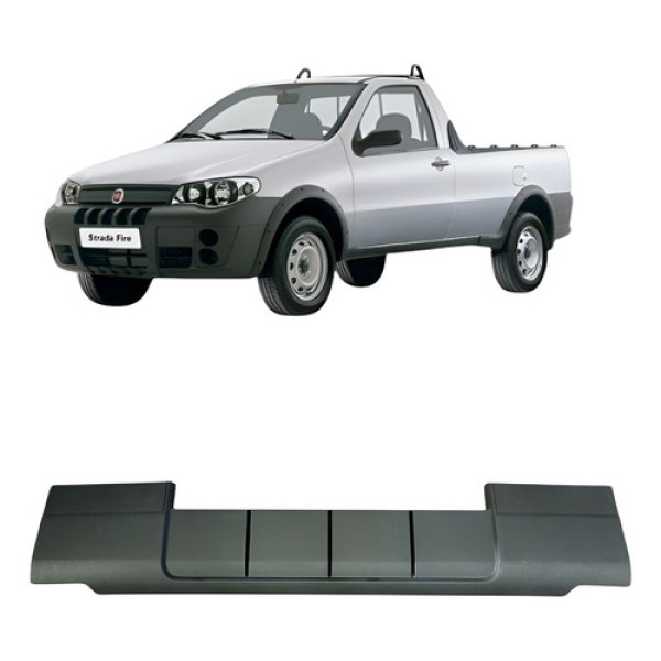 Moldura Tampa Traseira Fiat Strada 2009/2012 Work 100166385 Grafite