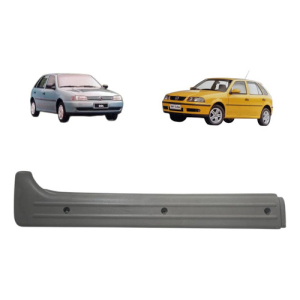 Soleira Porta Dianteira Direit Gol Parati 99/05 4 Pts Cinza Claro