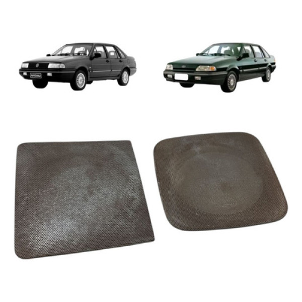Tela Auto Falante Painel Santana Versailles 91/96 Par Cinza