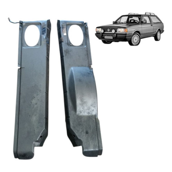 Suporte Bagagito Parati Quadrada 1982/1994 Par Preto