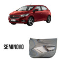 Forro De Porta Dianteira Direita Chevrolet Onix 2013/2017 Cinza-escuro