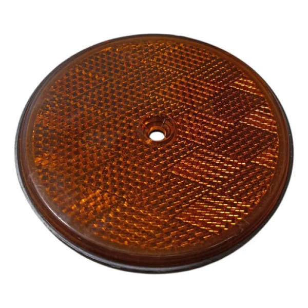 Refletor Olho De Gato Gf 2.132 Redondo Carro/caminhonete Laranja